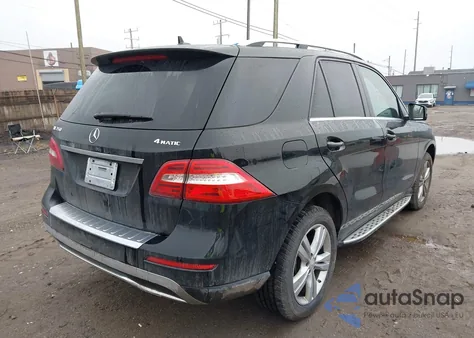 2013 Mercedes-Benz Ml 350 4Matic из США, поврежденный, VIN 4JGDA5HB7DA125817